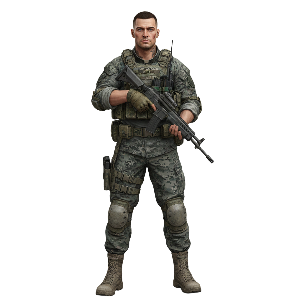 Sergeant Alex Kovalenko - Character Life Simulation by Jabali AI