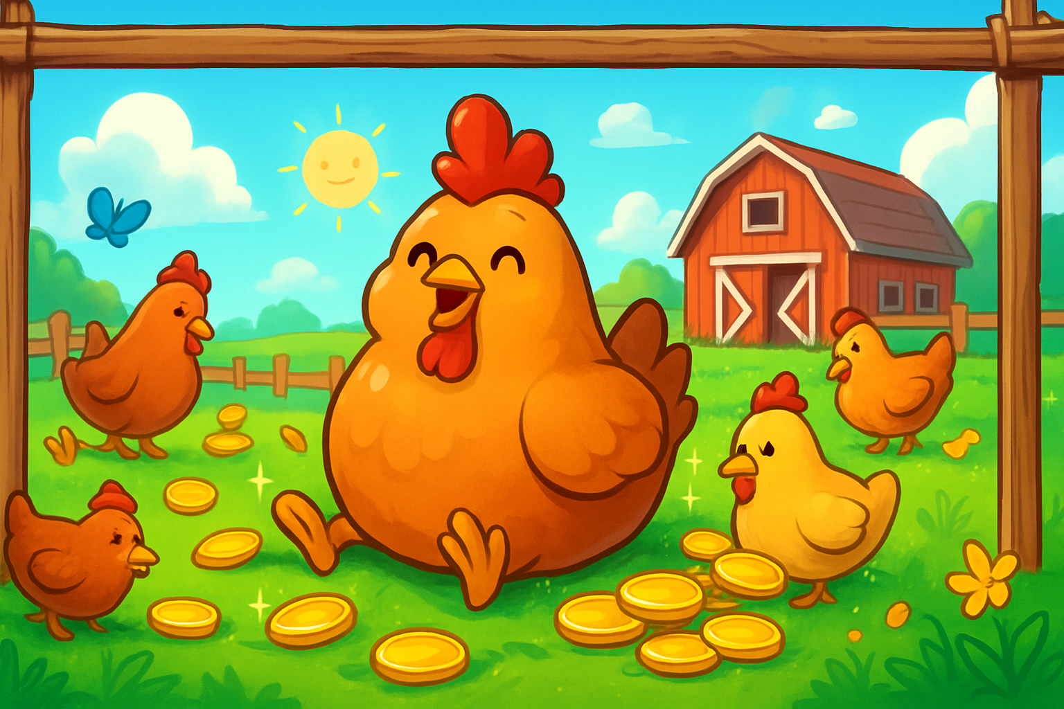 Chicken Coin Farm - Idle RPG by Jabali AI