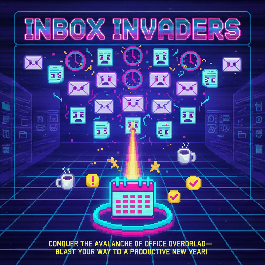 Inbox Invaders - Fixed Shooter Arcade by Jabali AI