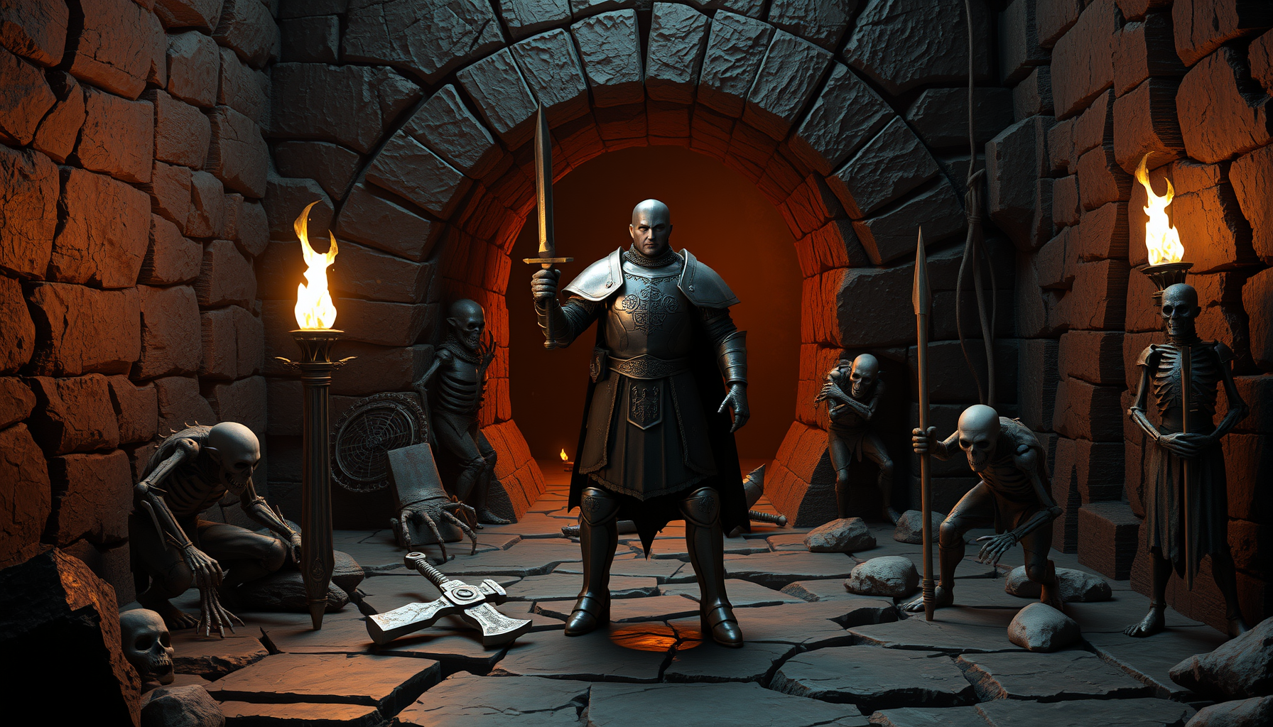 Crypts of the Forgotten - Dungeon Crawler RPG by Jabali AI