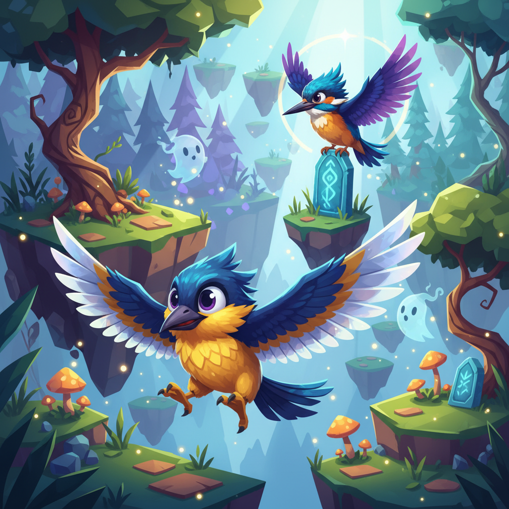 The Sword Bird - Rhythm Platformer by Jabali AI