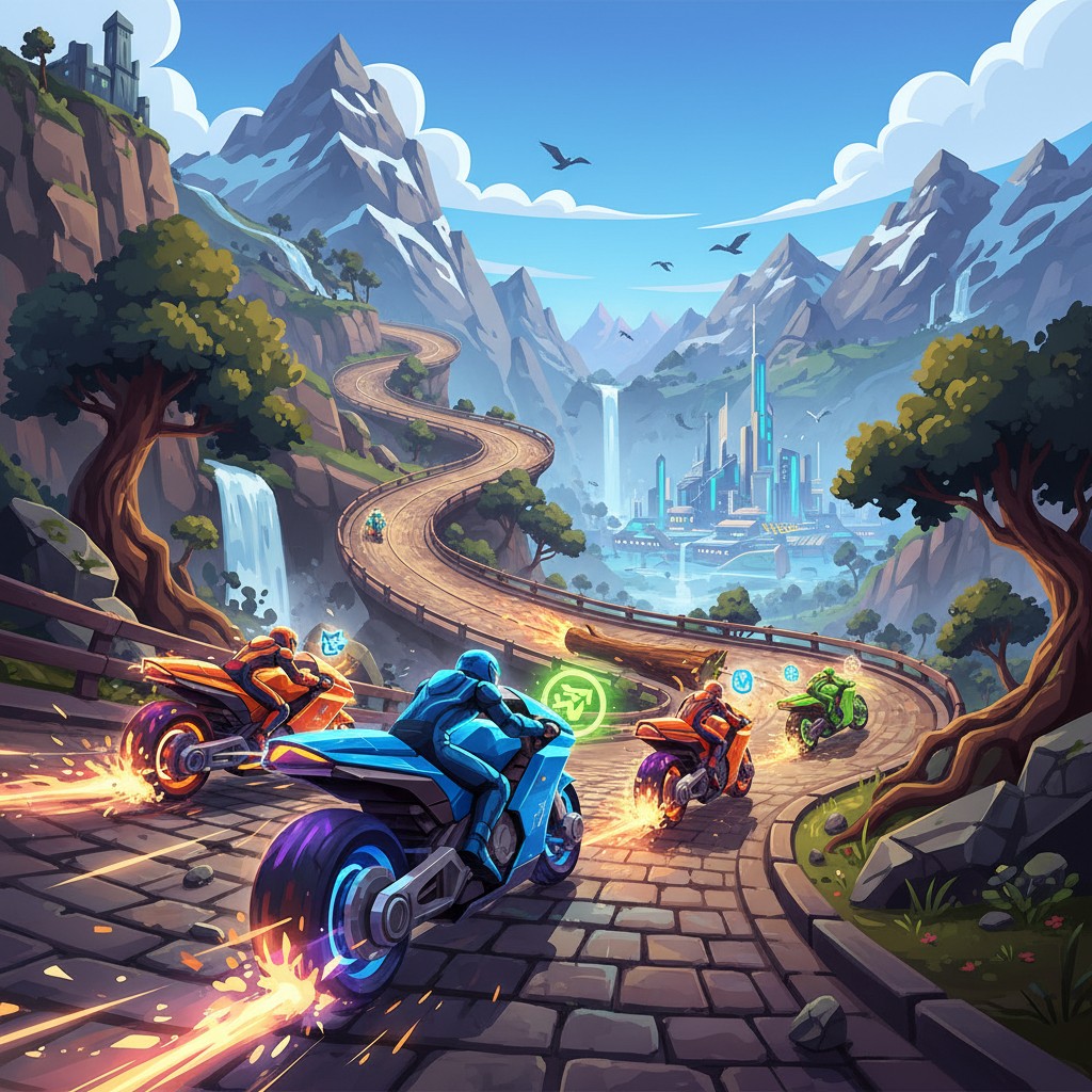 Mountain Racer: Combat Rush - 3D Racing by Jabali AI