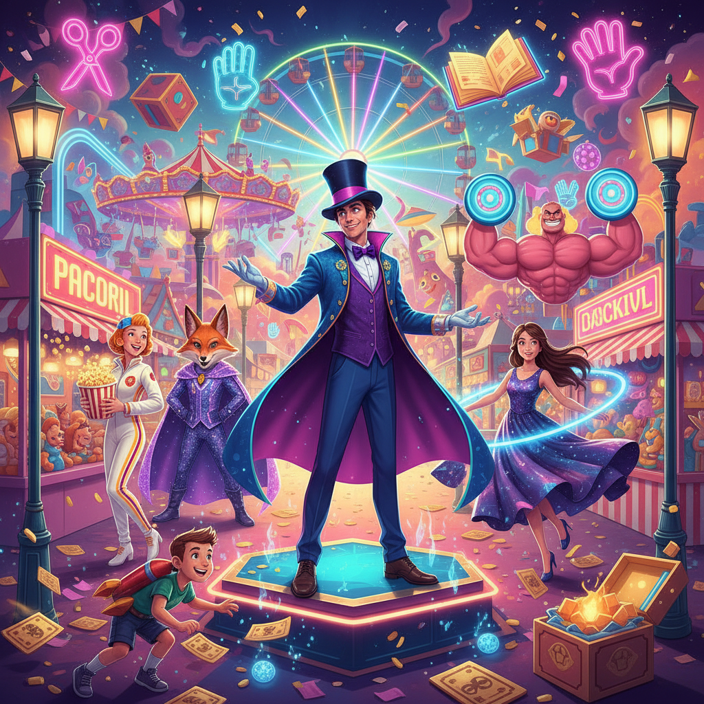 Carnival RPS Showdown - Trivia Game by Jabali AI