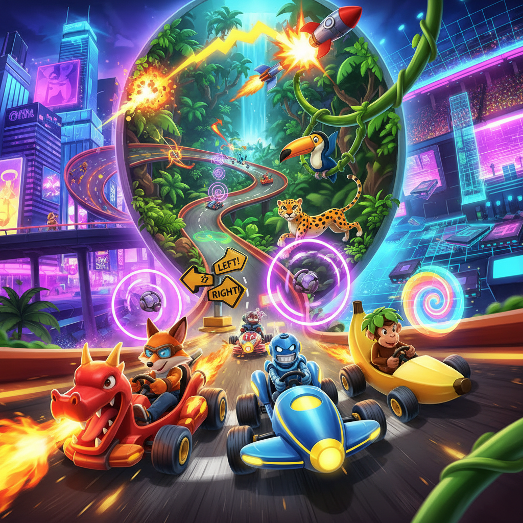 Kart Combat Clash - 3D Racing by Jabali AI