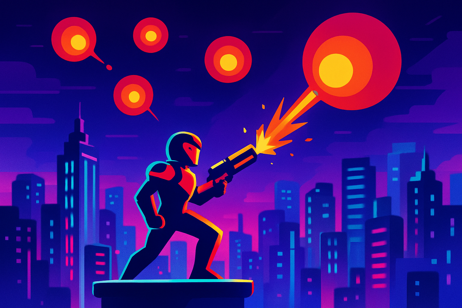 Neon Orb Defender - Block Breaking Arcade by Jabali AI