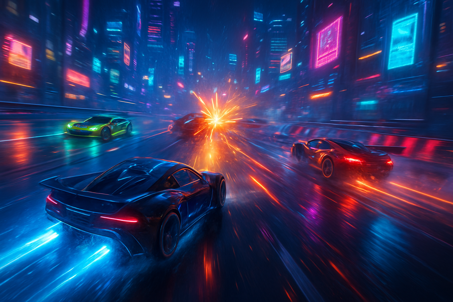 Neon Gear Rivals - 3D Racing by Jabali AI