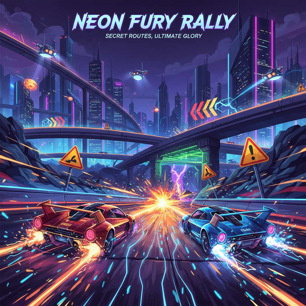 Neon Rivals: Turbo Combat - 3D Racing by Jabali AI