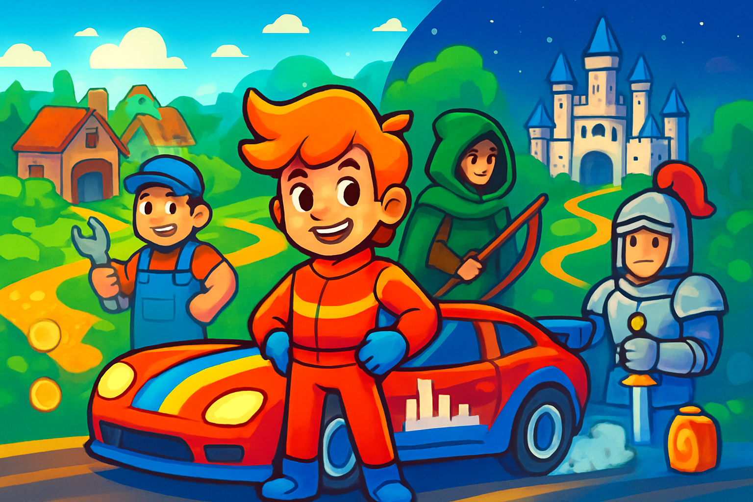 Kingdom Rush Racers - Adventure RPG by Jabali AI