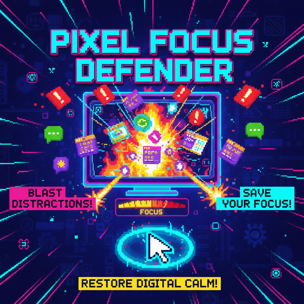 Pixel Focus Defender - Fixed Shooter Arcade by Jabali AI