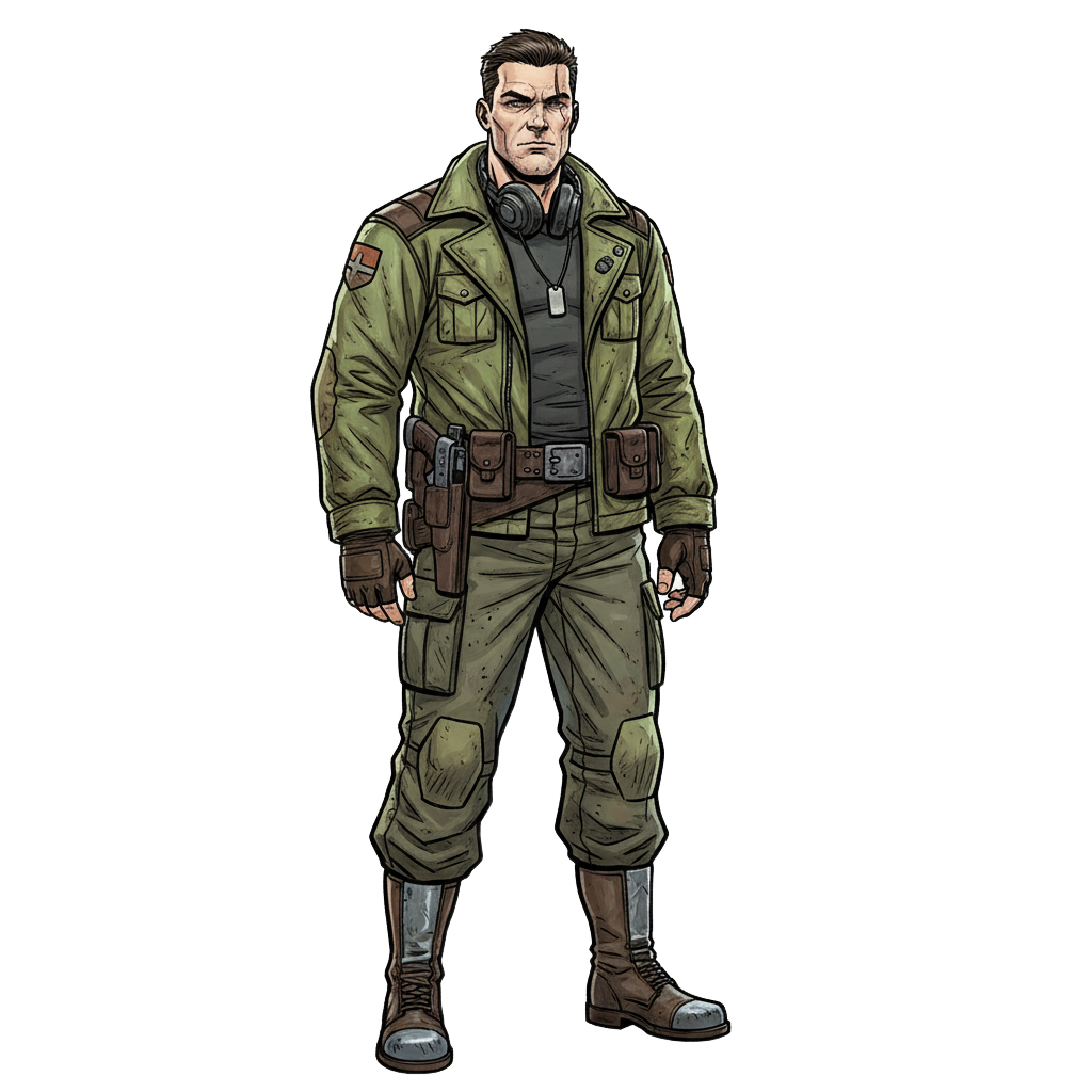 Captain Viktor Rausch - Character Life Simulation by Jabali AI