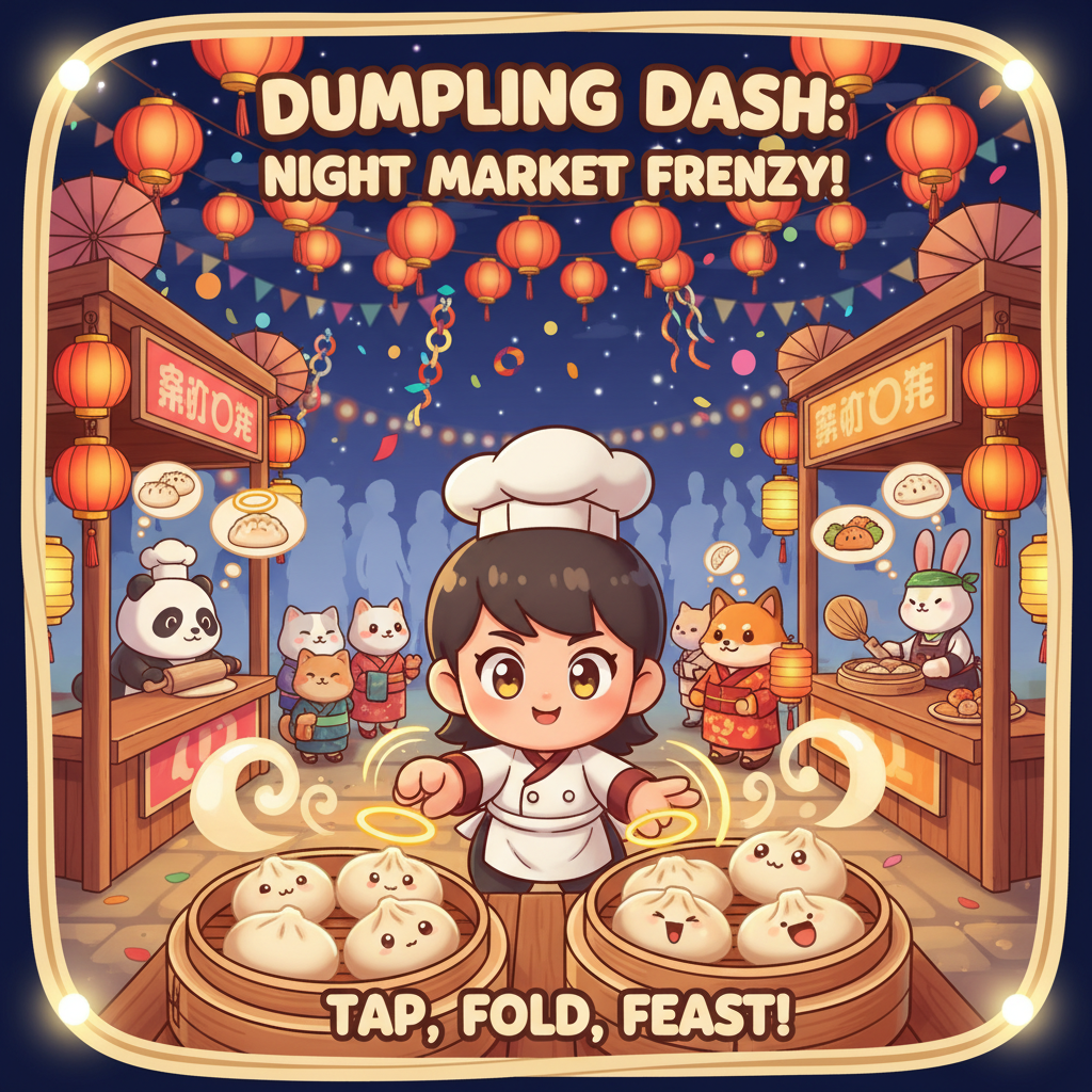 Dumpling Dash Festival - Jabali AI Poster
