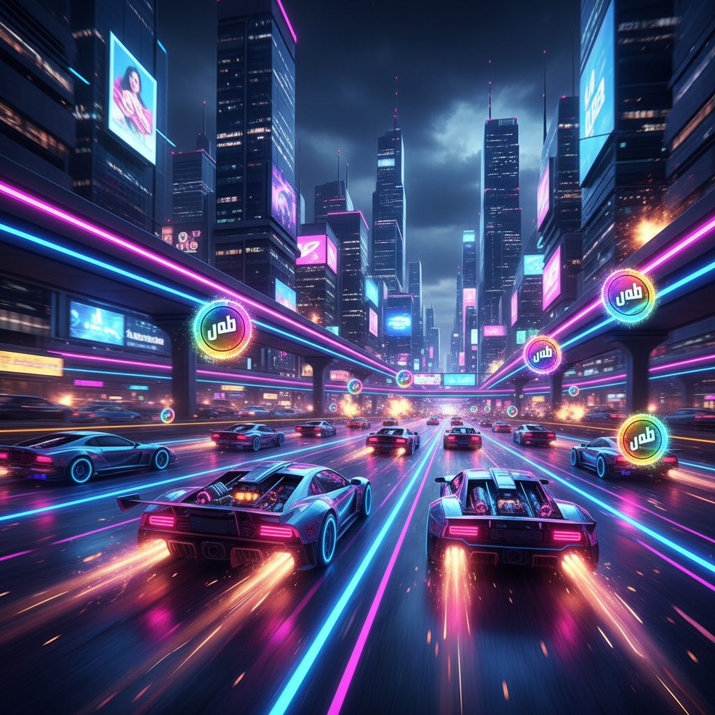 Manab Rush: Neon Combat - 3D Racing by Jabali AI