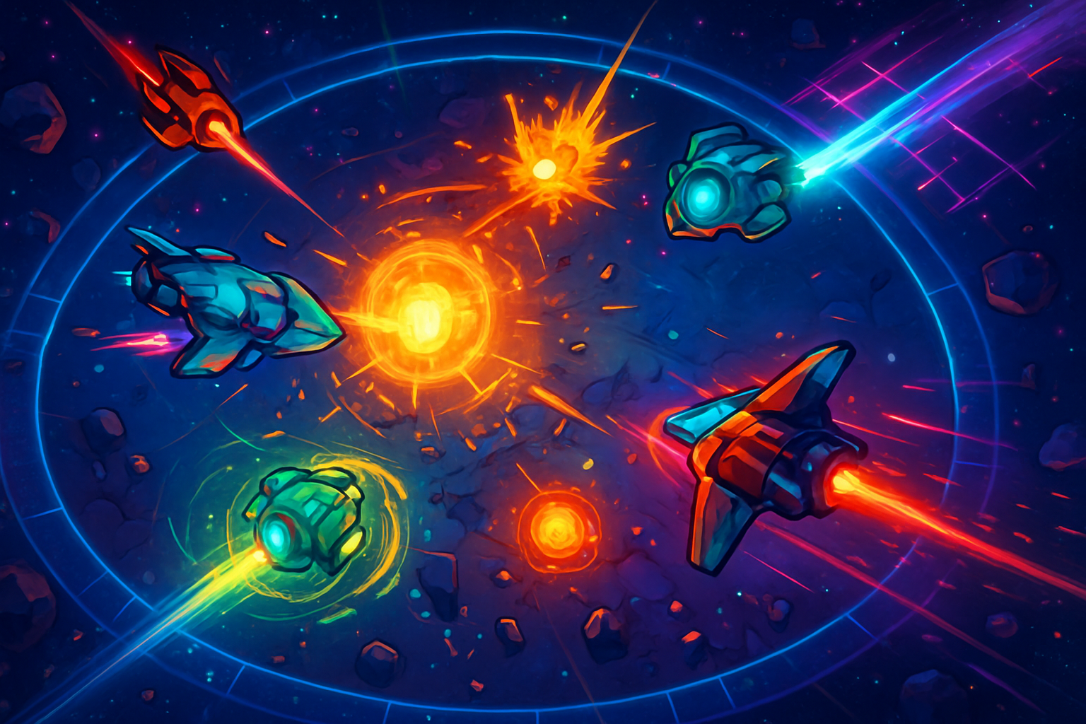 Gravity Core Brawl - Directional Shooter by Jabali AI