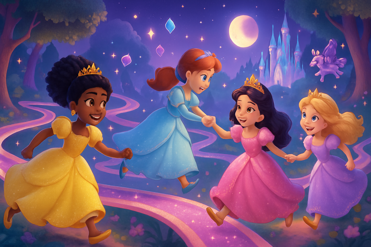 Princess Racers: Magical Trails - Endless Tapping by Jabali AI