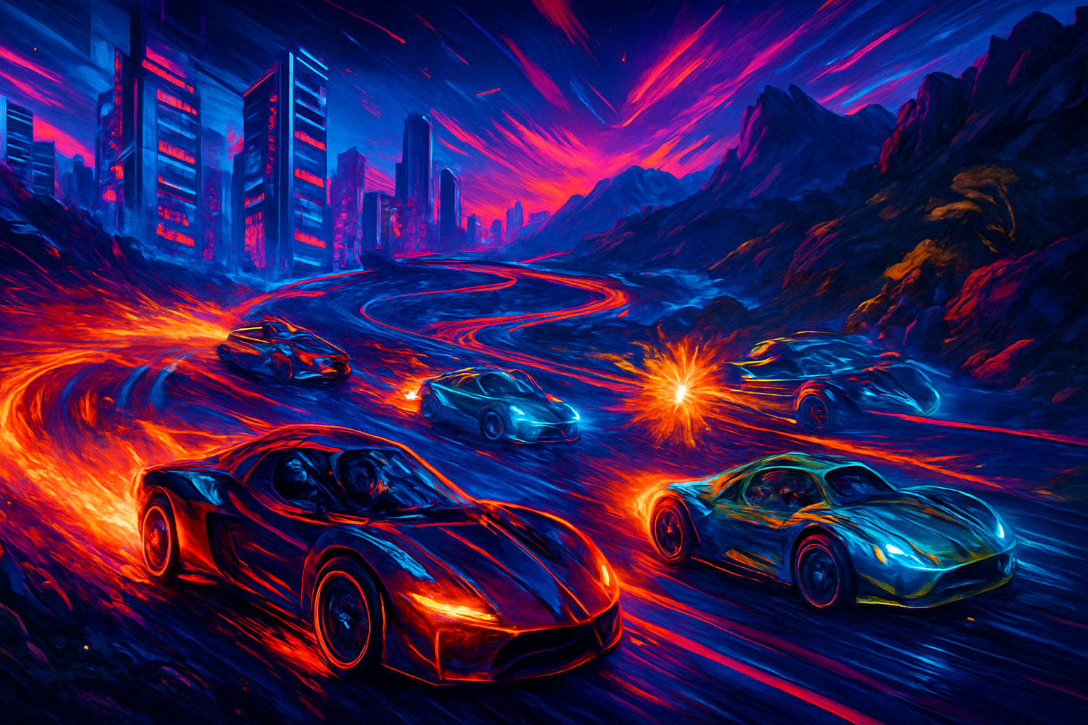 Neon Apex Racers - 3D Racing by Jabali AI
