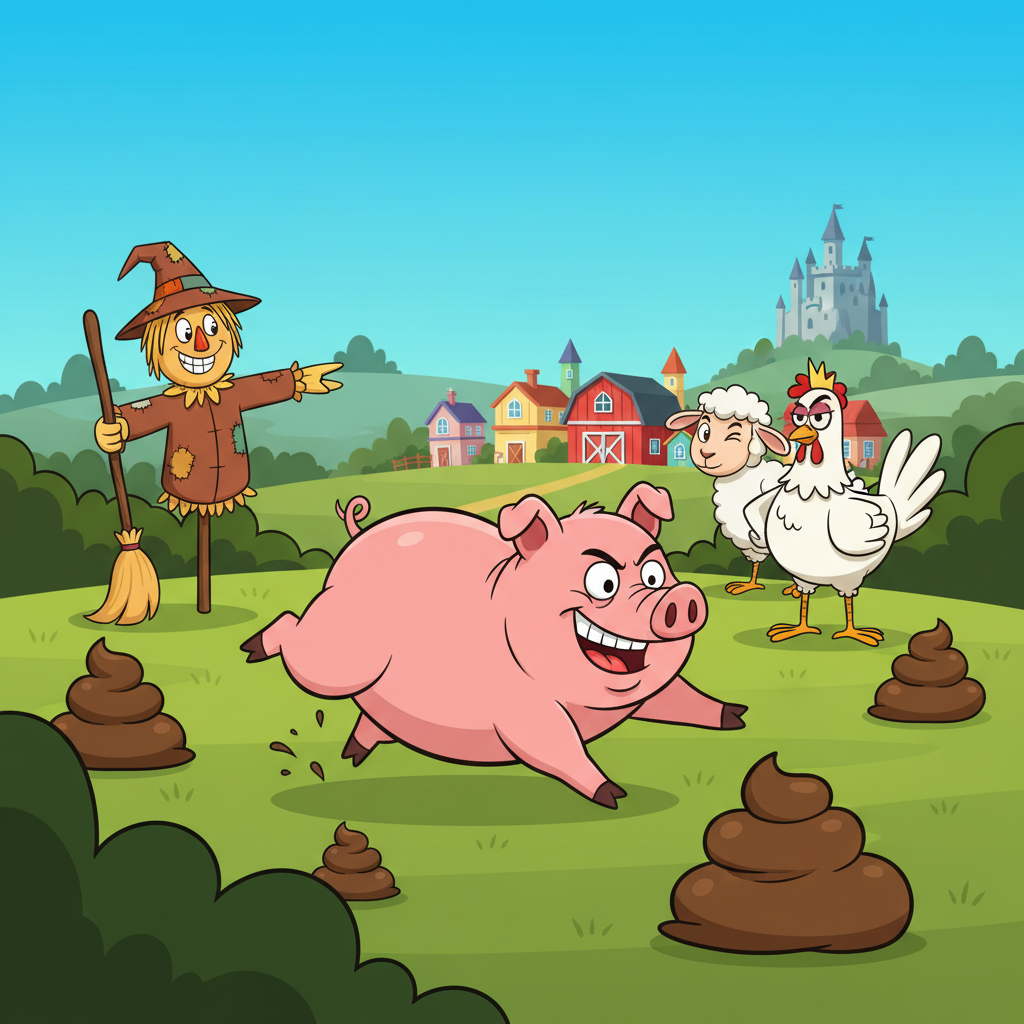 Percy Pig's Poop Dash - Adventure RPG by Jabali AI