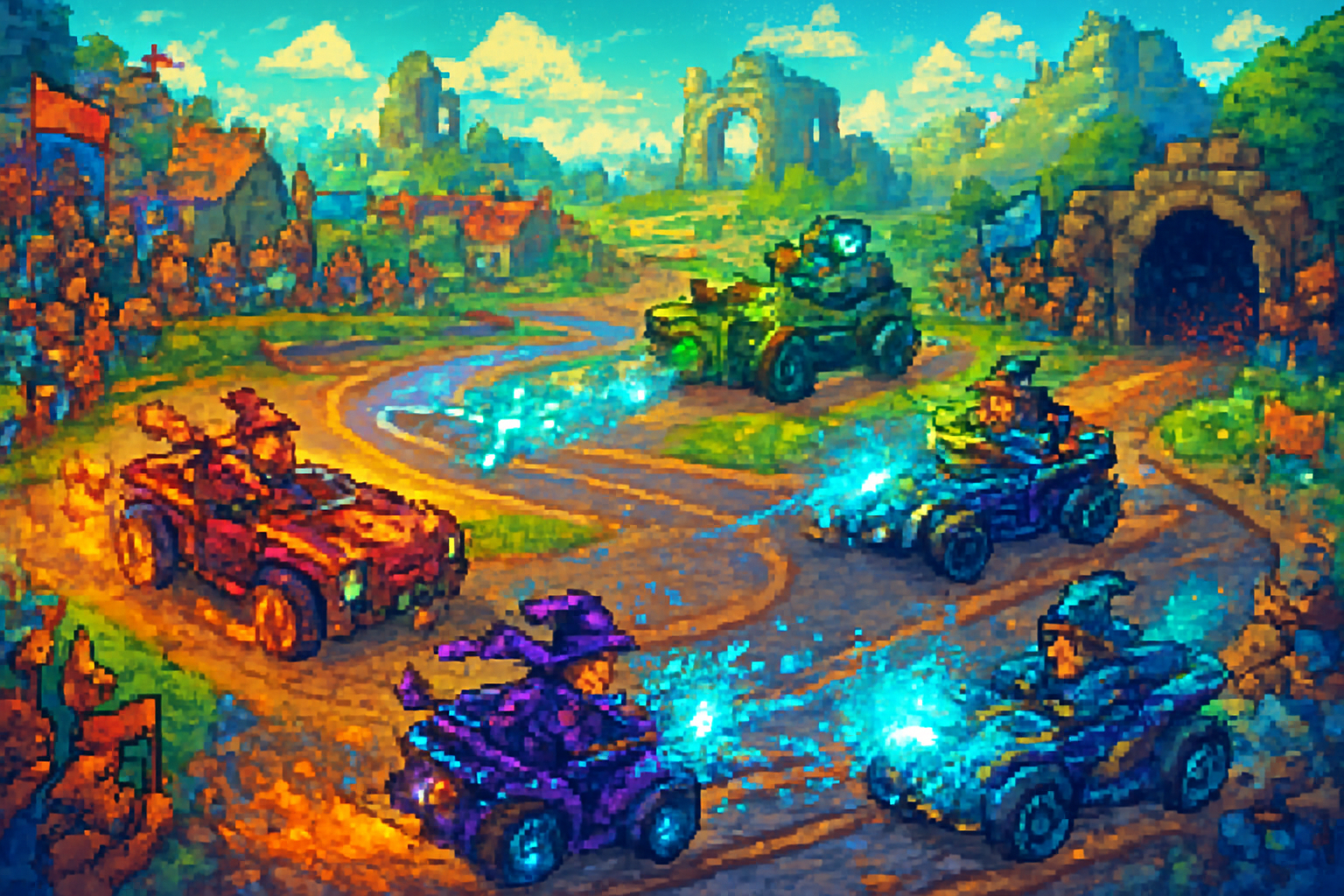 Arcane Arena Racers - 3D Racing by Jabali AI