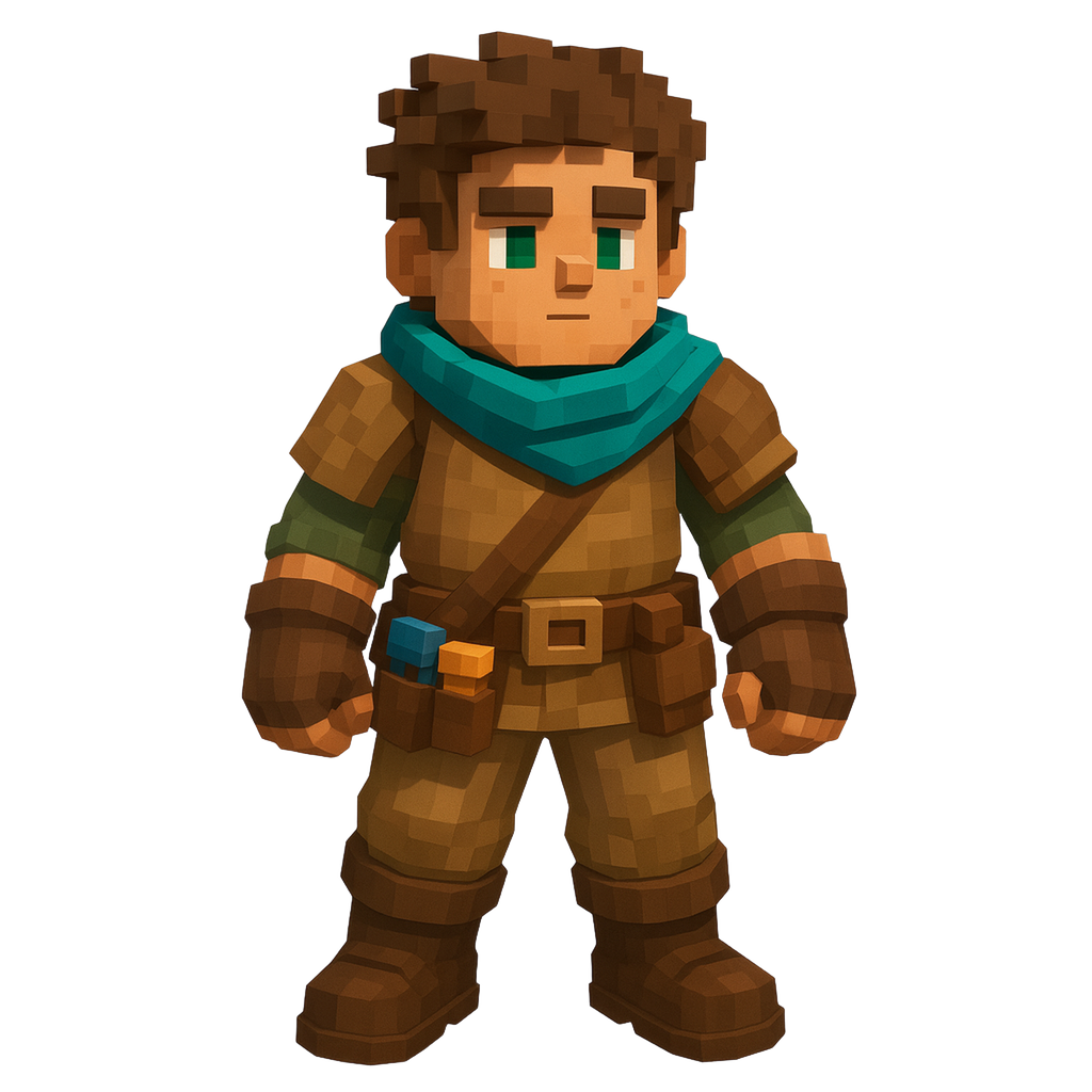 Blockson the Builder - Character Life Simulation by Jabali AI