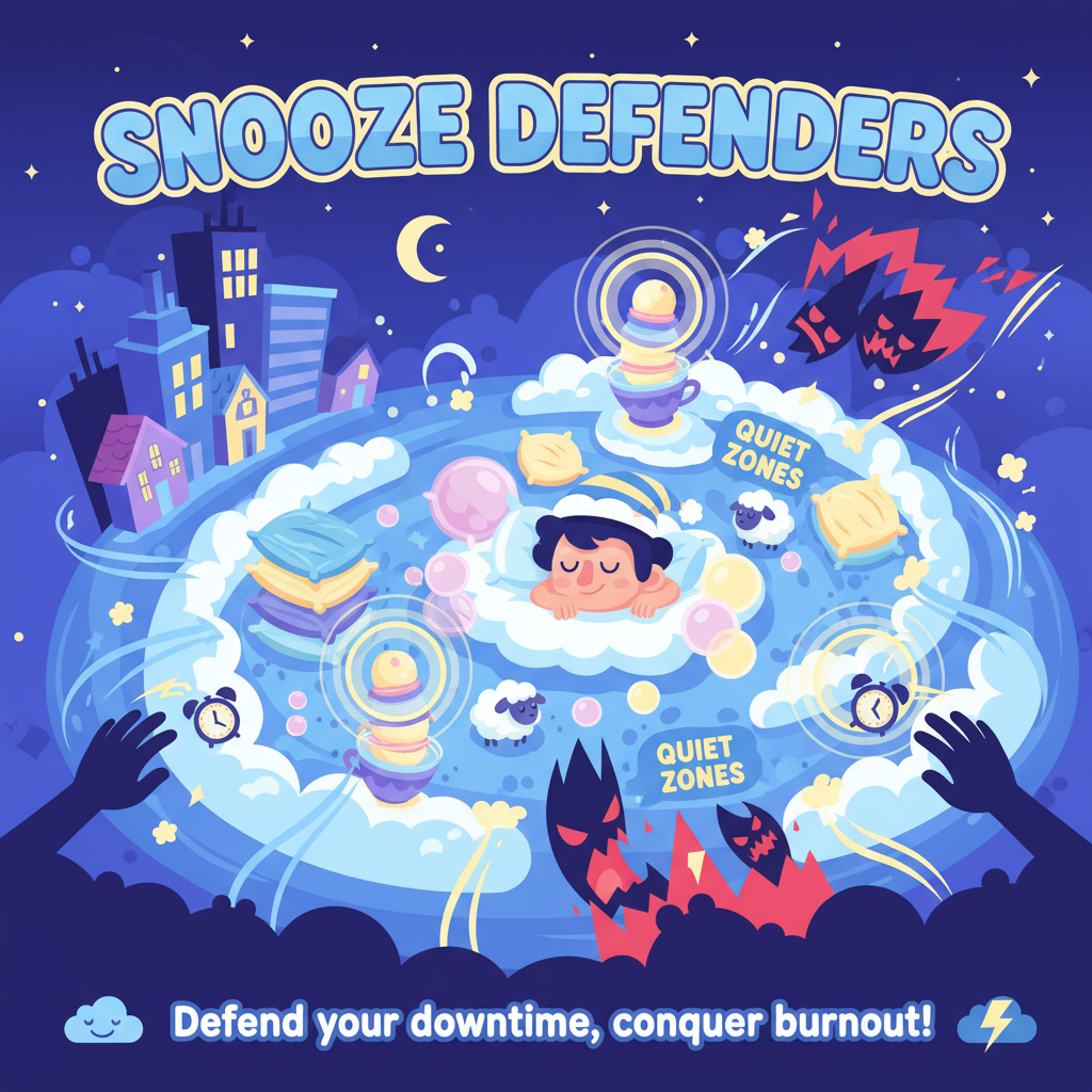 Snooze Defenders - Strategic Defense Arcade by Jabali AI