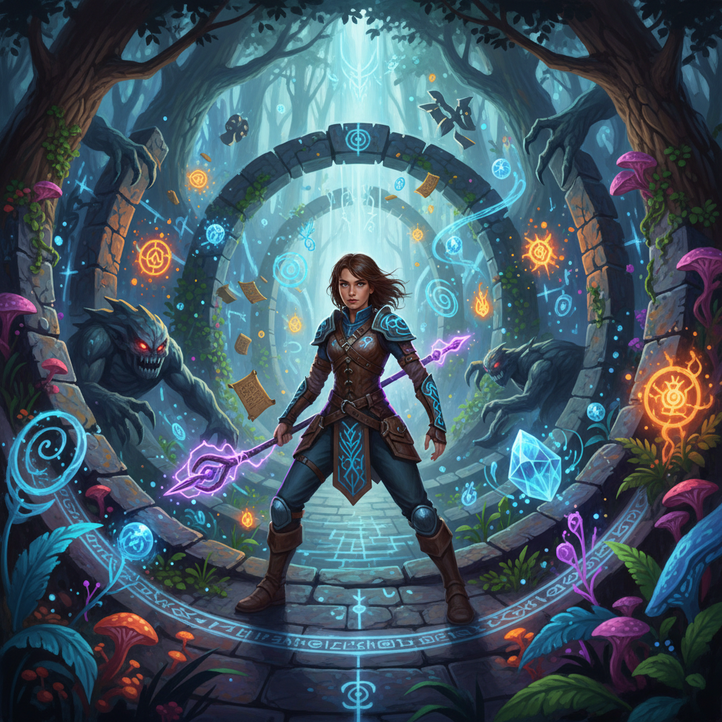 Arcane Grove Trials - Dungeon Crawler RPG by Jabali AI
