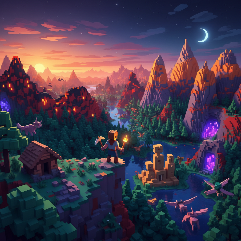 Wildblock Realms - Jabali AI Poster