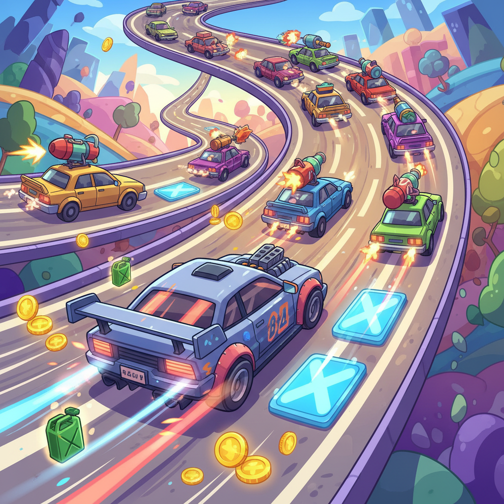 Turbo Highway Havoc - 3D Racing by Jabali AI