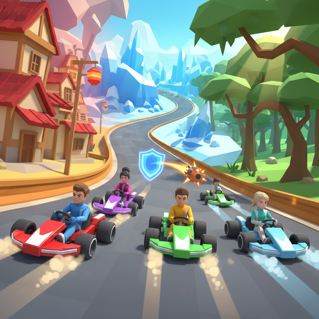 Kart Clash Rush - 3D Racing by Jabali AI