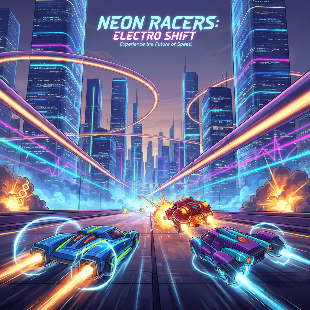 Neon Combat Racers - 3D Racing by Jabali AI