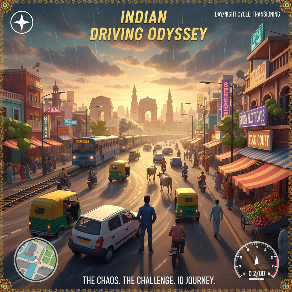 City Driver India - 3D Open World by Jabali AI