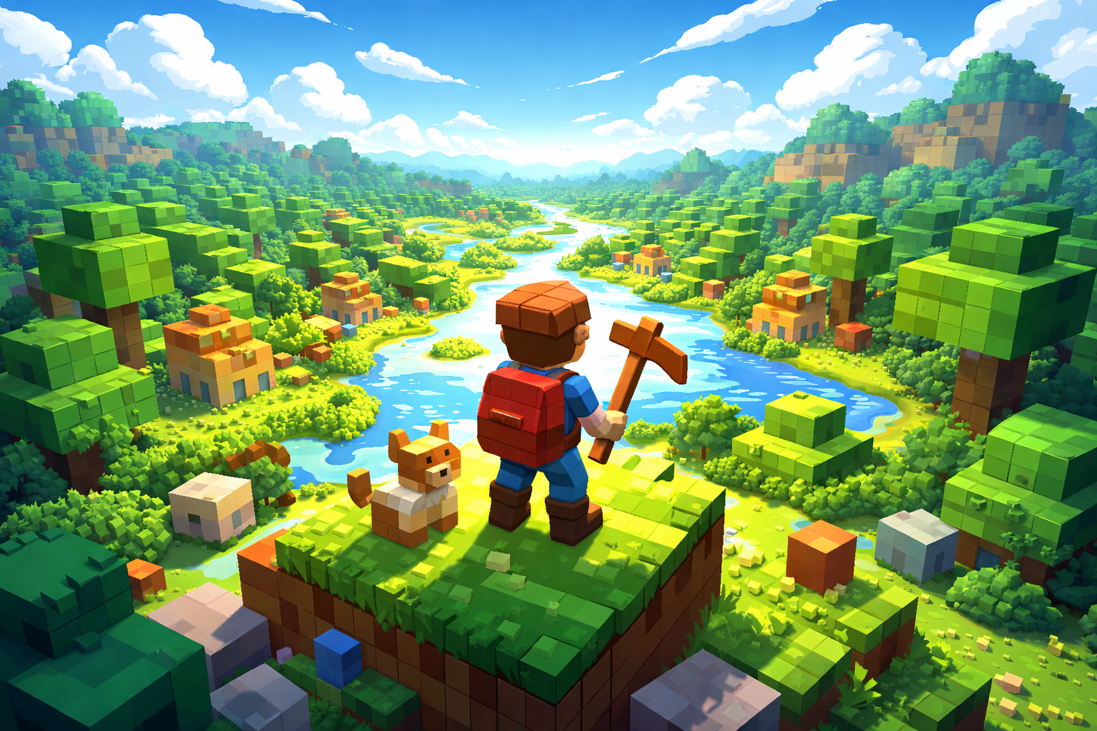 BlockCraft 3D Adventures - Instant game by Jabali AI