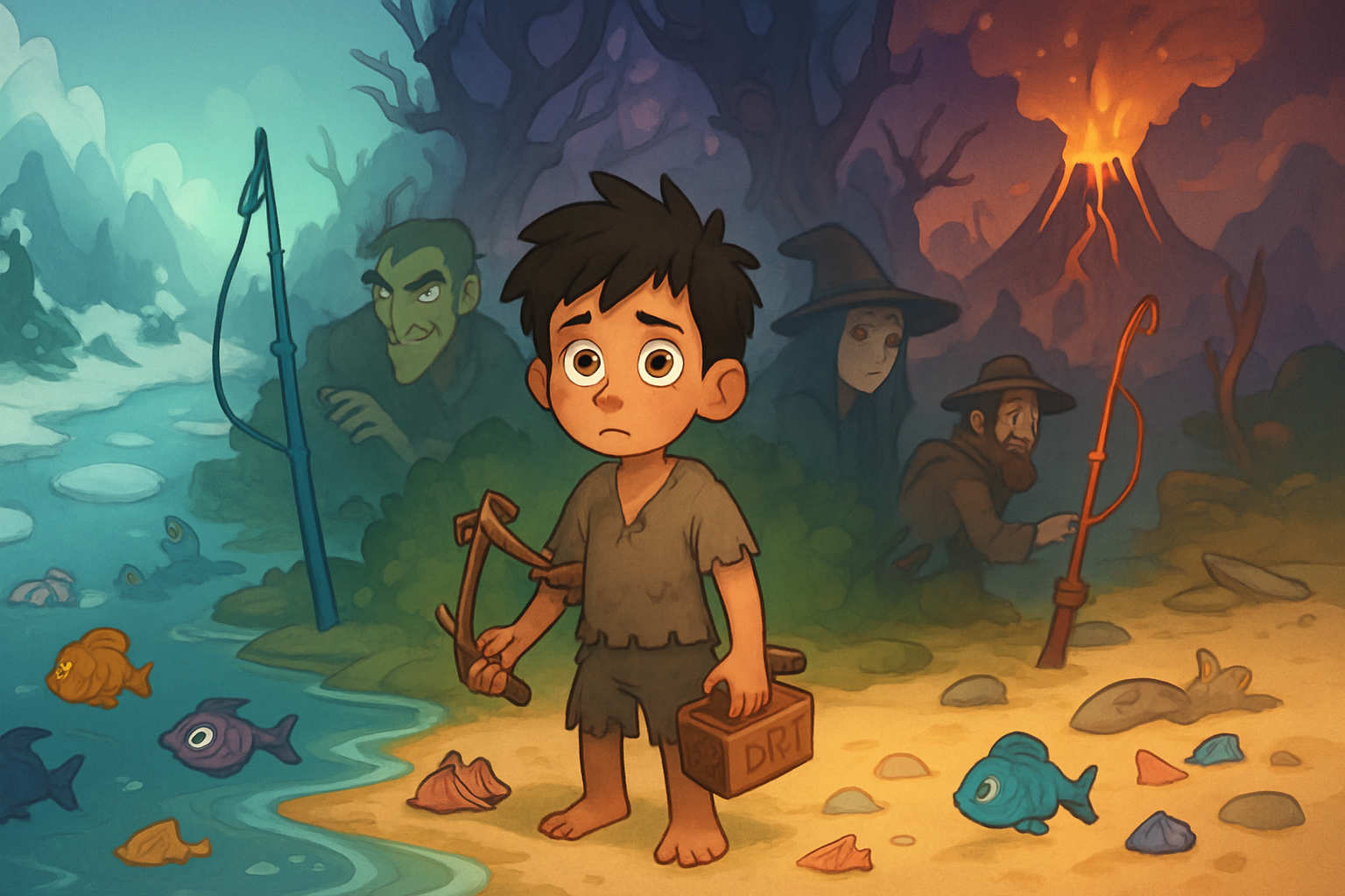 Castaway Catch - Adventure RPG by Jabali AI