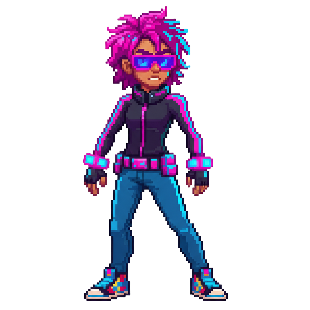 Pixel Blaze - Jabali AI Poster
