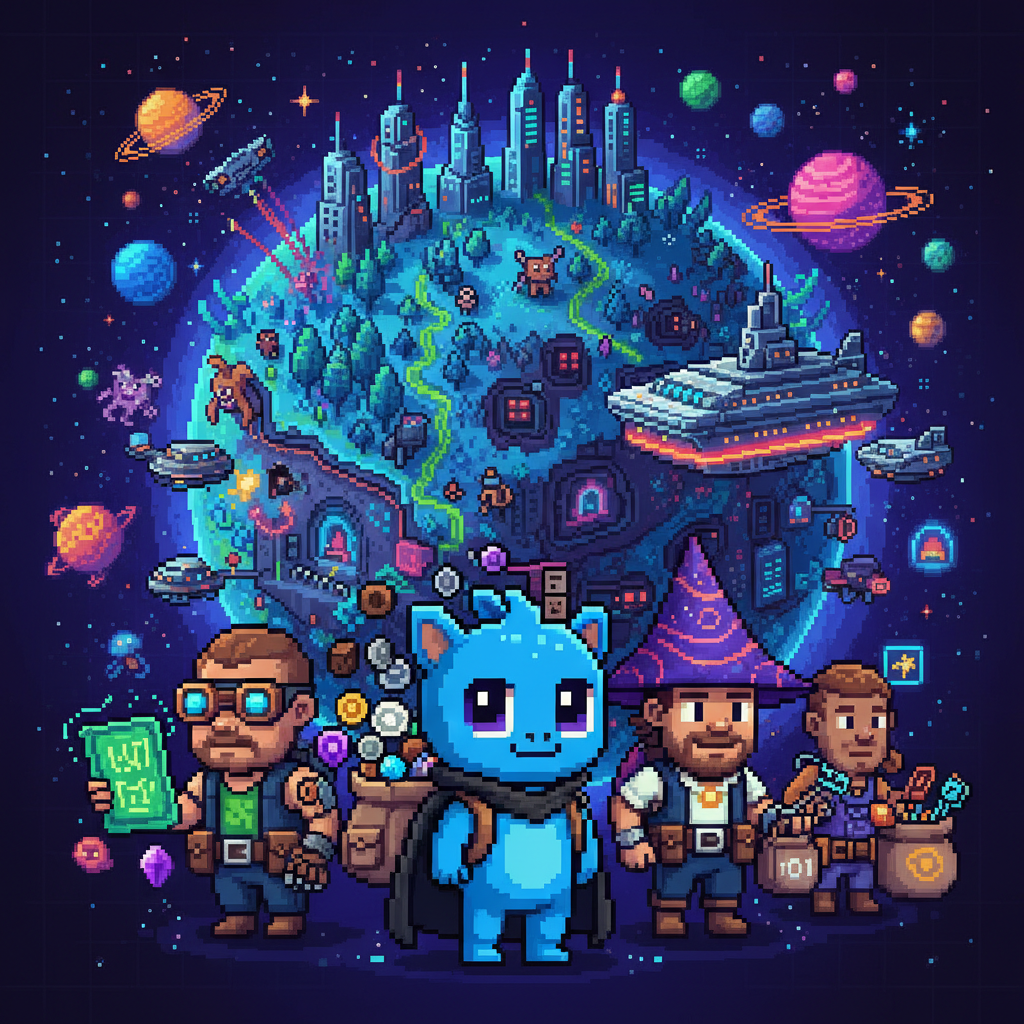 Pixel Planets Saga - Adventure RPG by Jabali AI