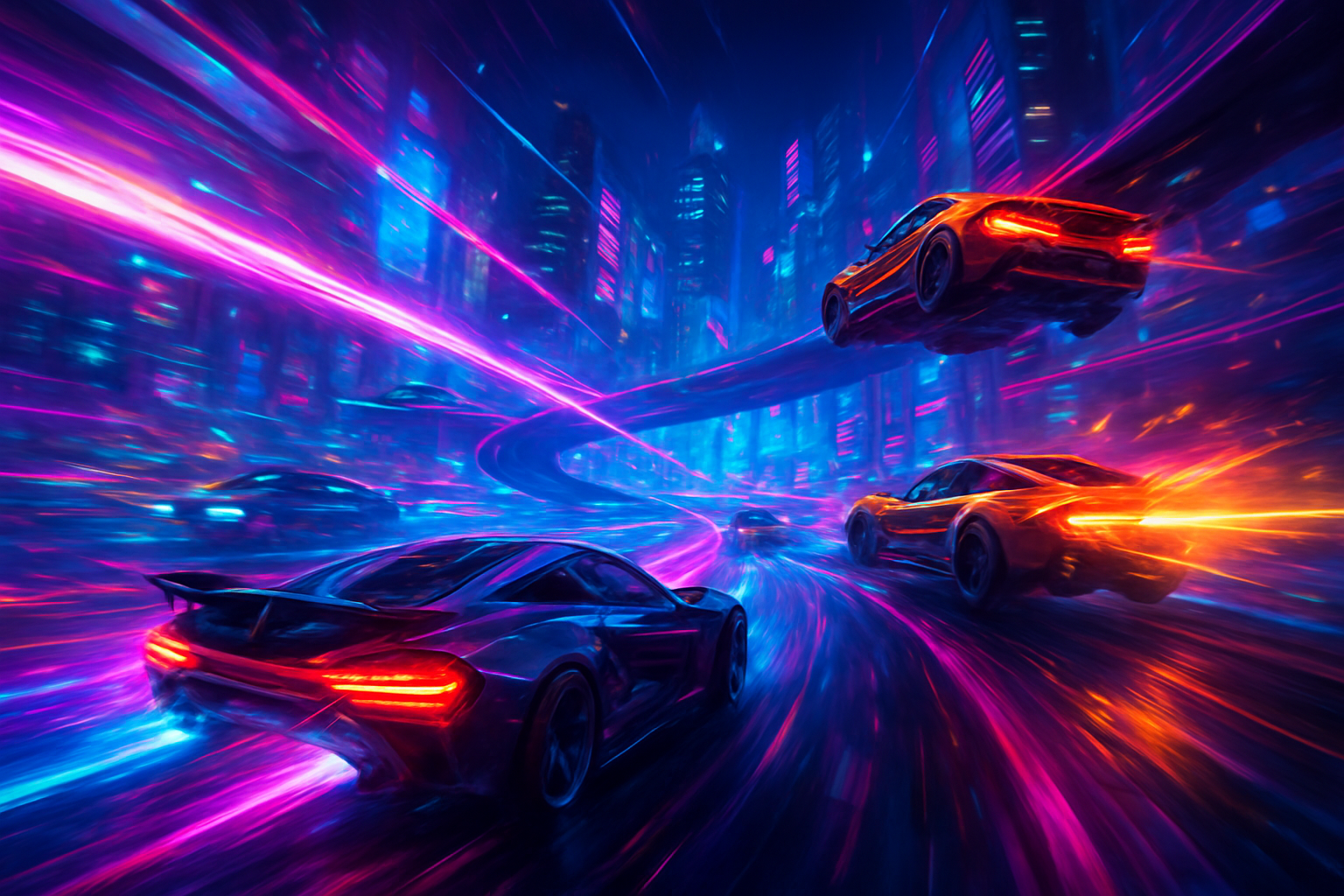 Neon Rivals - 3D Racing by Jabali AI