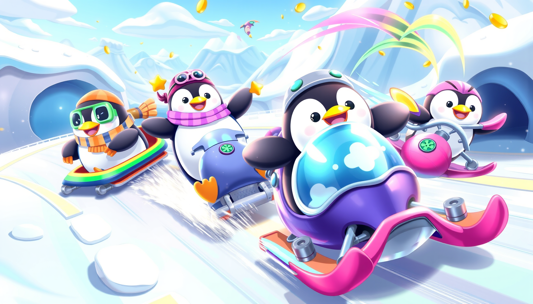 Penguin Dash & Dazzle - 3D Racing by Jabali AI