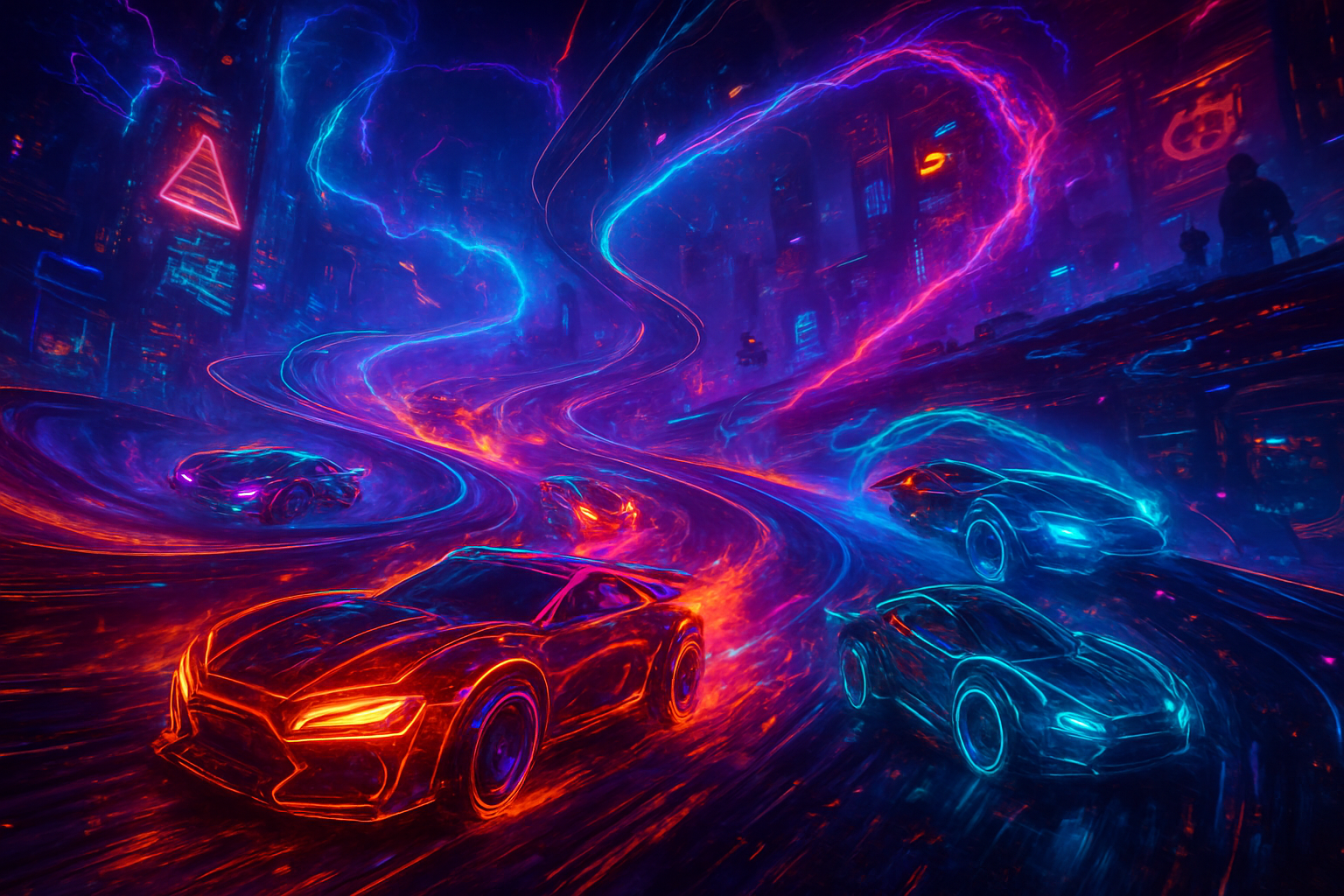 NEON RIFT: HYPERDRIVE - 3D Racing by Jabali AI