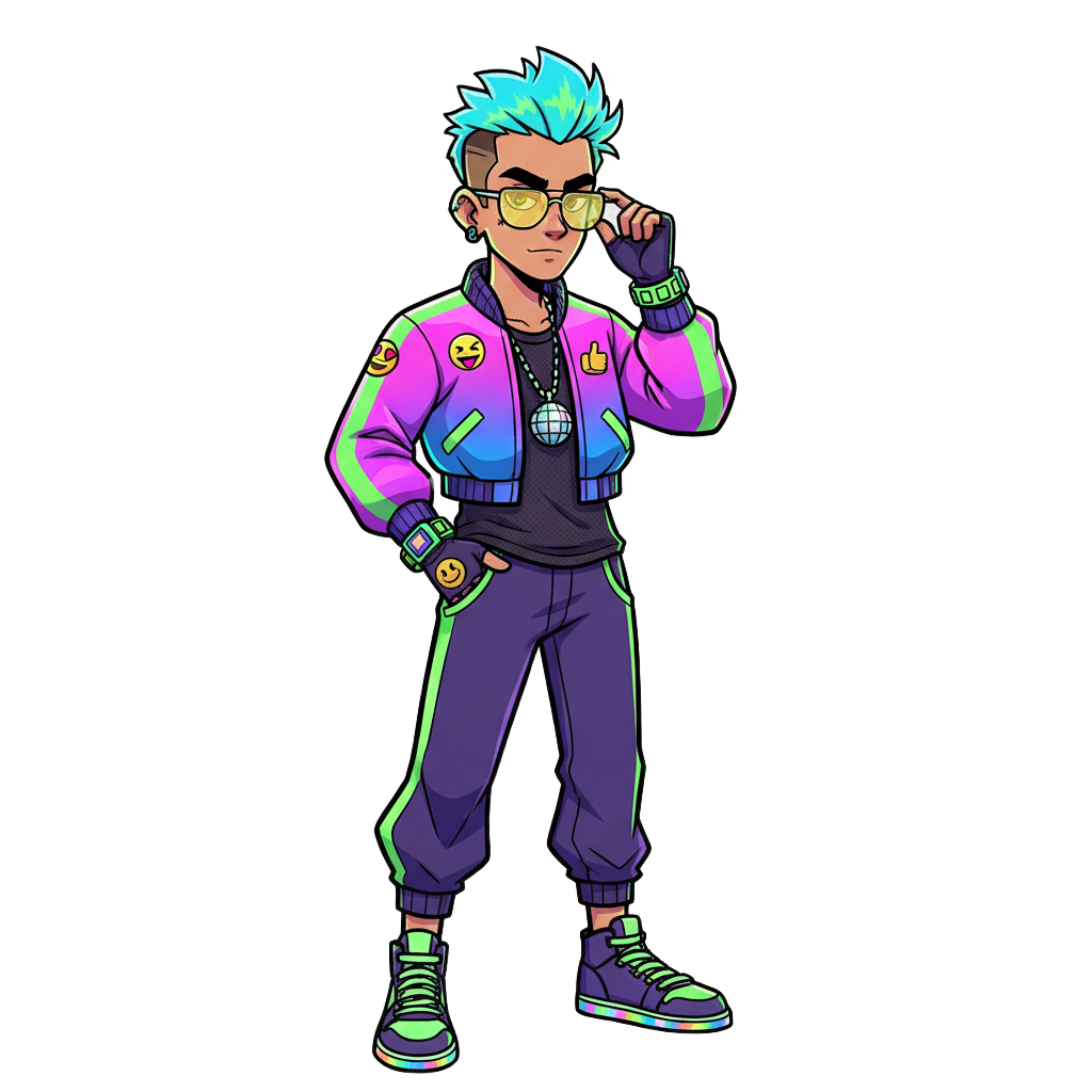 Neon Nishu - Jabali AI Poster