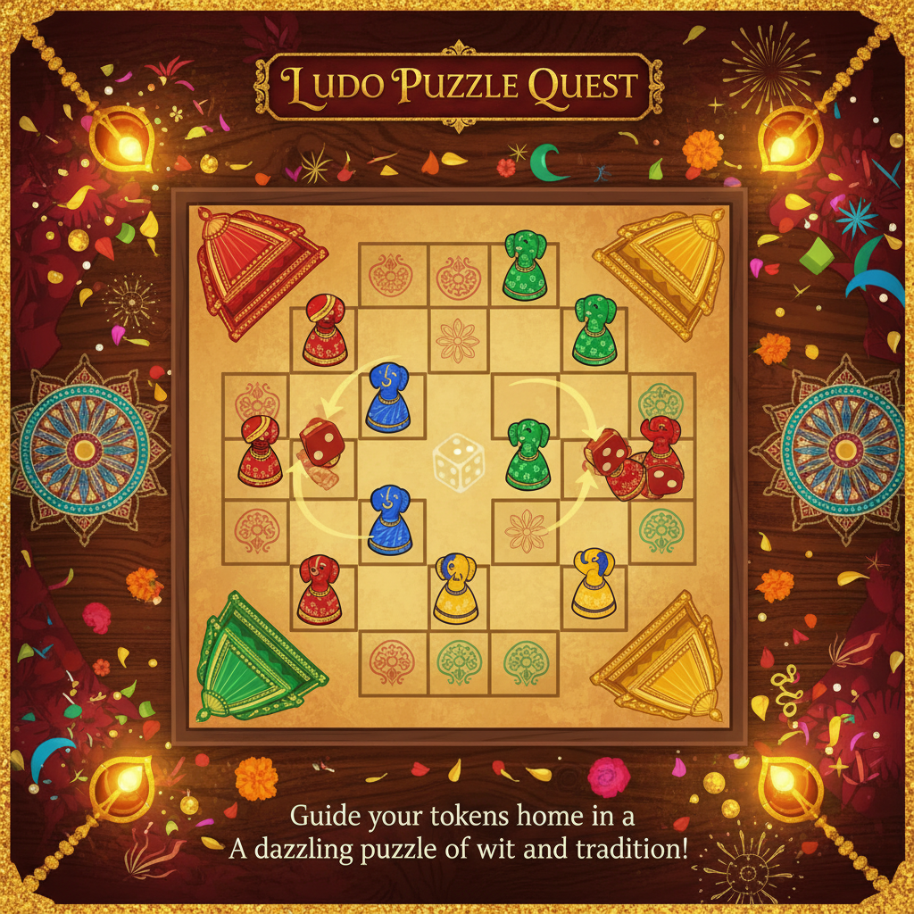 Festival Token Rally - Grid-Based Puzzle by Jabali AI