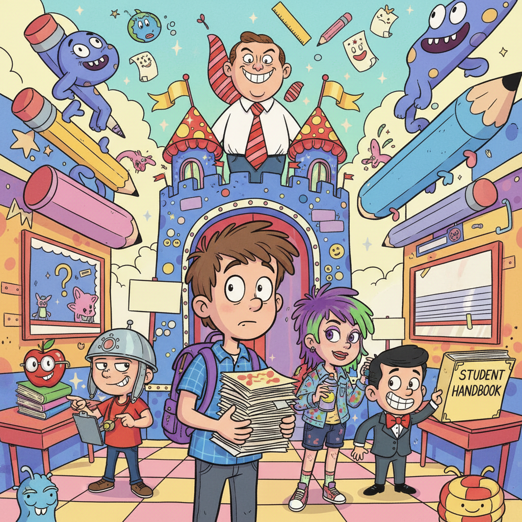 Kirk's Crazy Campus - Jabali AI Poster