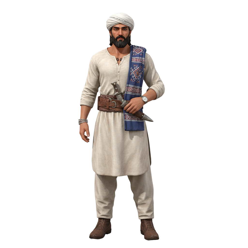 Mirza Farhad Bugti - Character Life Simulation by Jabali AI