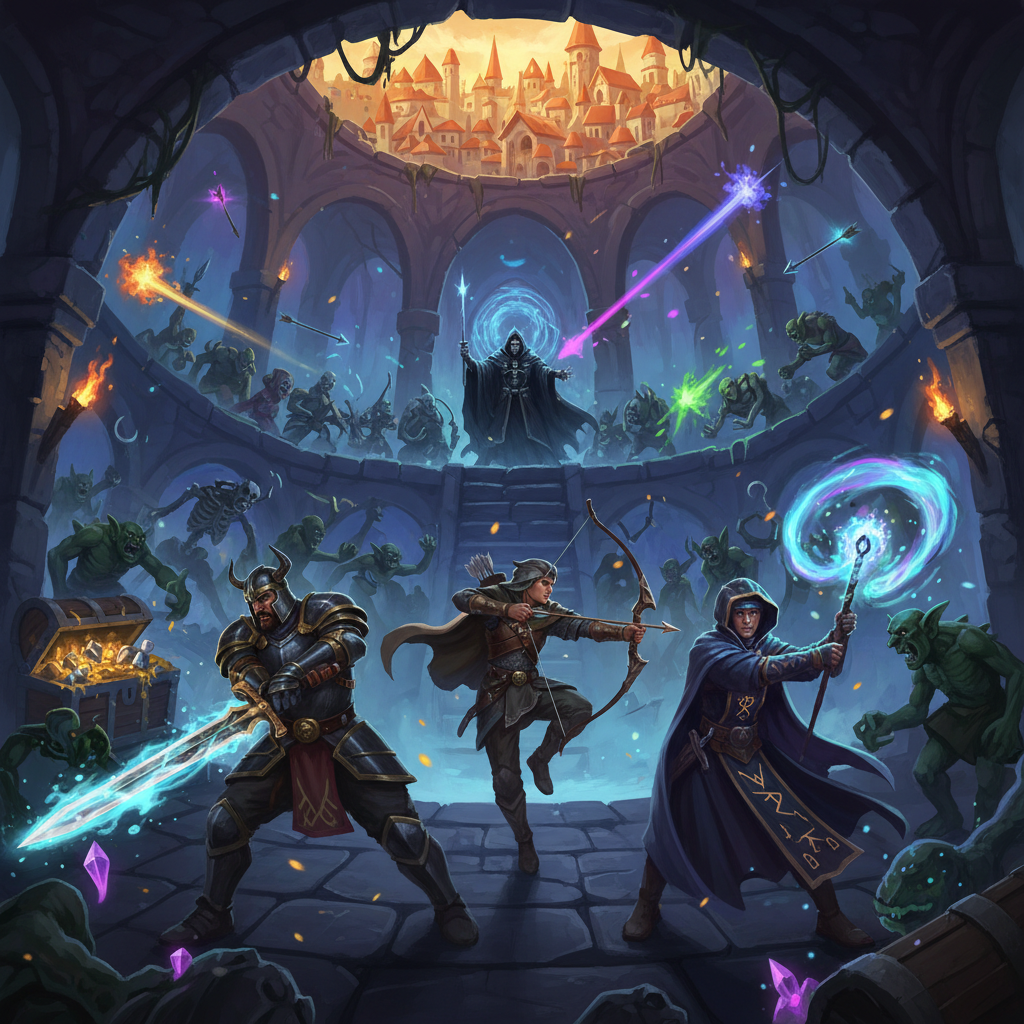 Embervaults - Dungeon Crawler RPG by Jabali AI