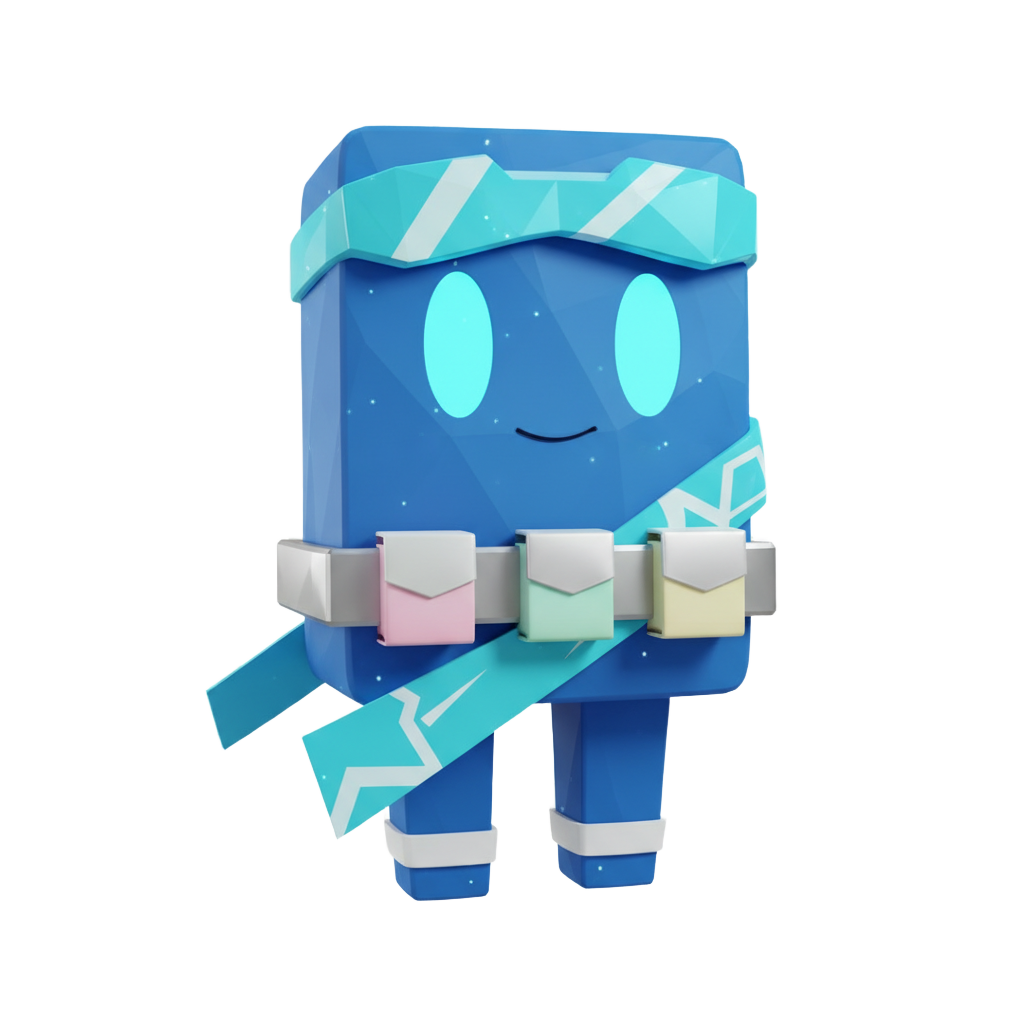 Blue Cubert - Character Life Simulation by Jabali AI