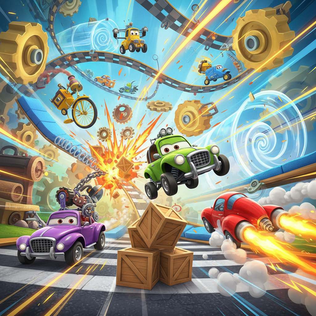 Chain Reaction Racers - 3D Racing by Jabali AI