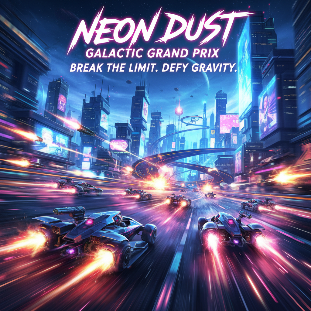 Neon Fury: Combat Racing - 3D Racing by Jabali AI