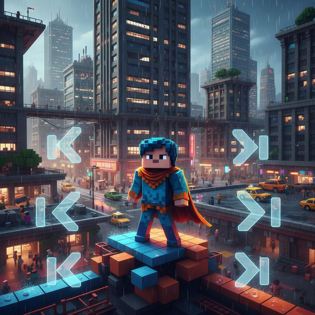 City of Blockborne - Jabali AI Poster