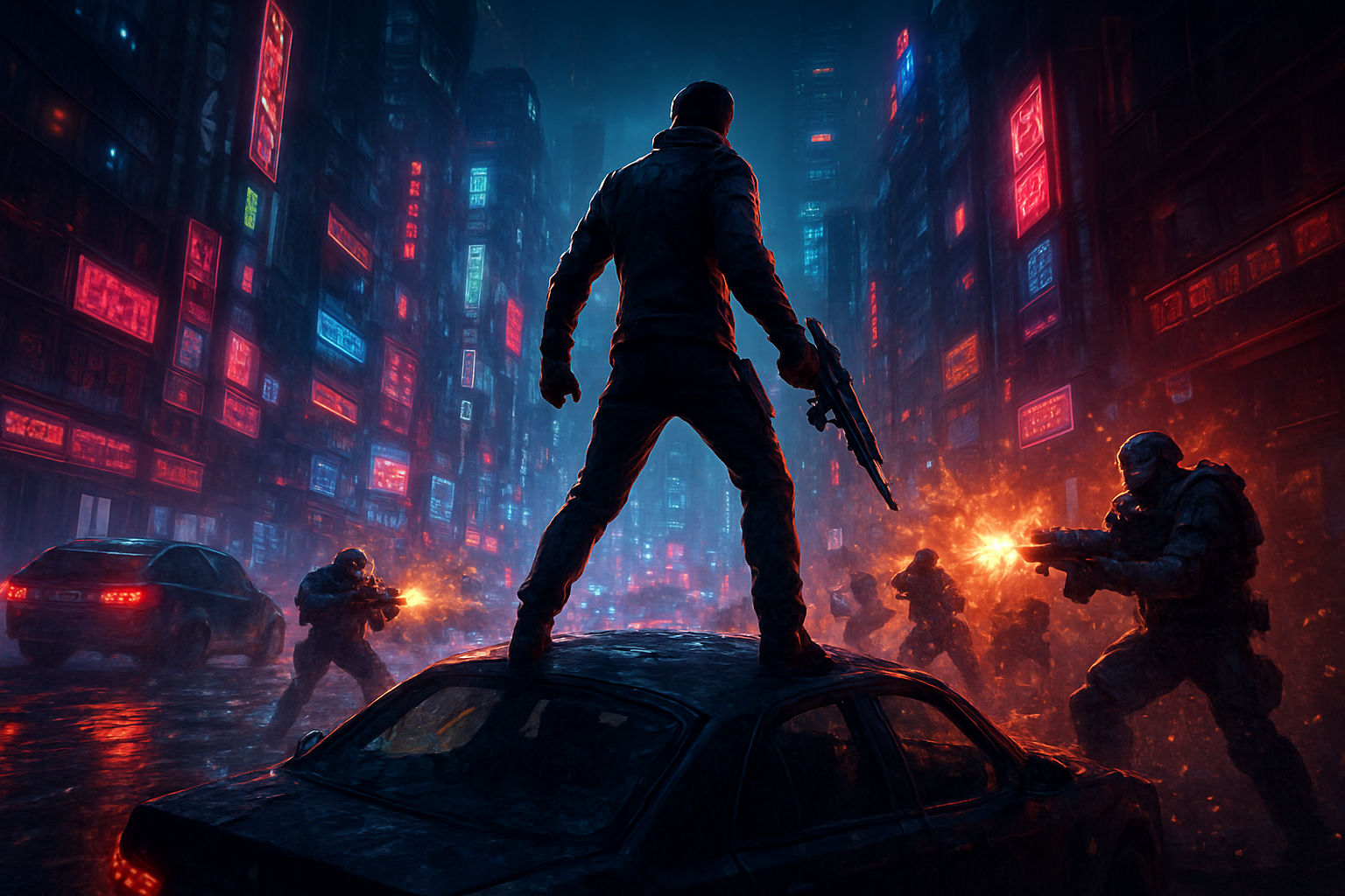Neon Divide - 3D Open World by Jabali AI
