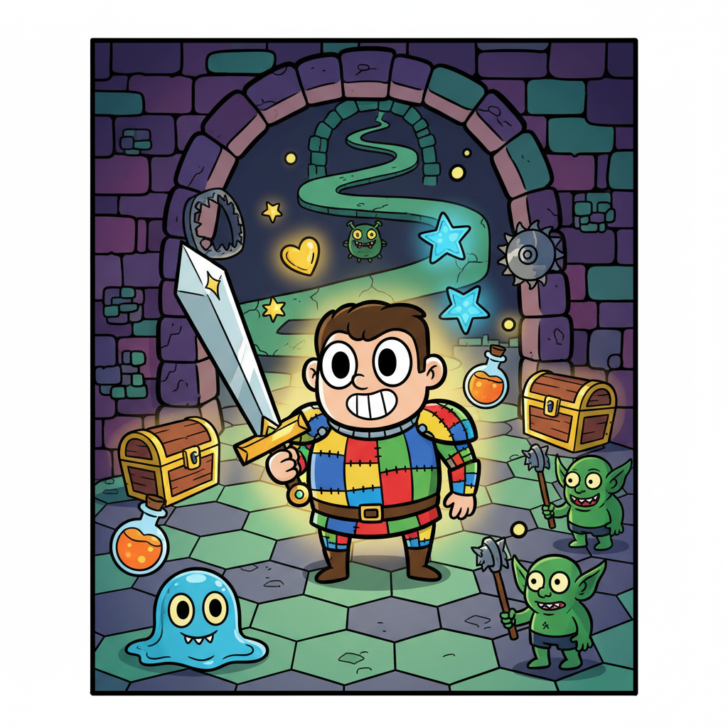 Elemental Stick Brawlers - Dungeon Crawler RPG by Jabali AI