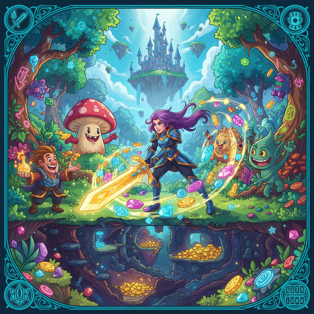 Mystic Realm Runner craft - Adventure RPG by Jabali AI