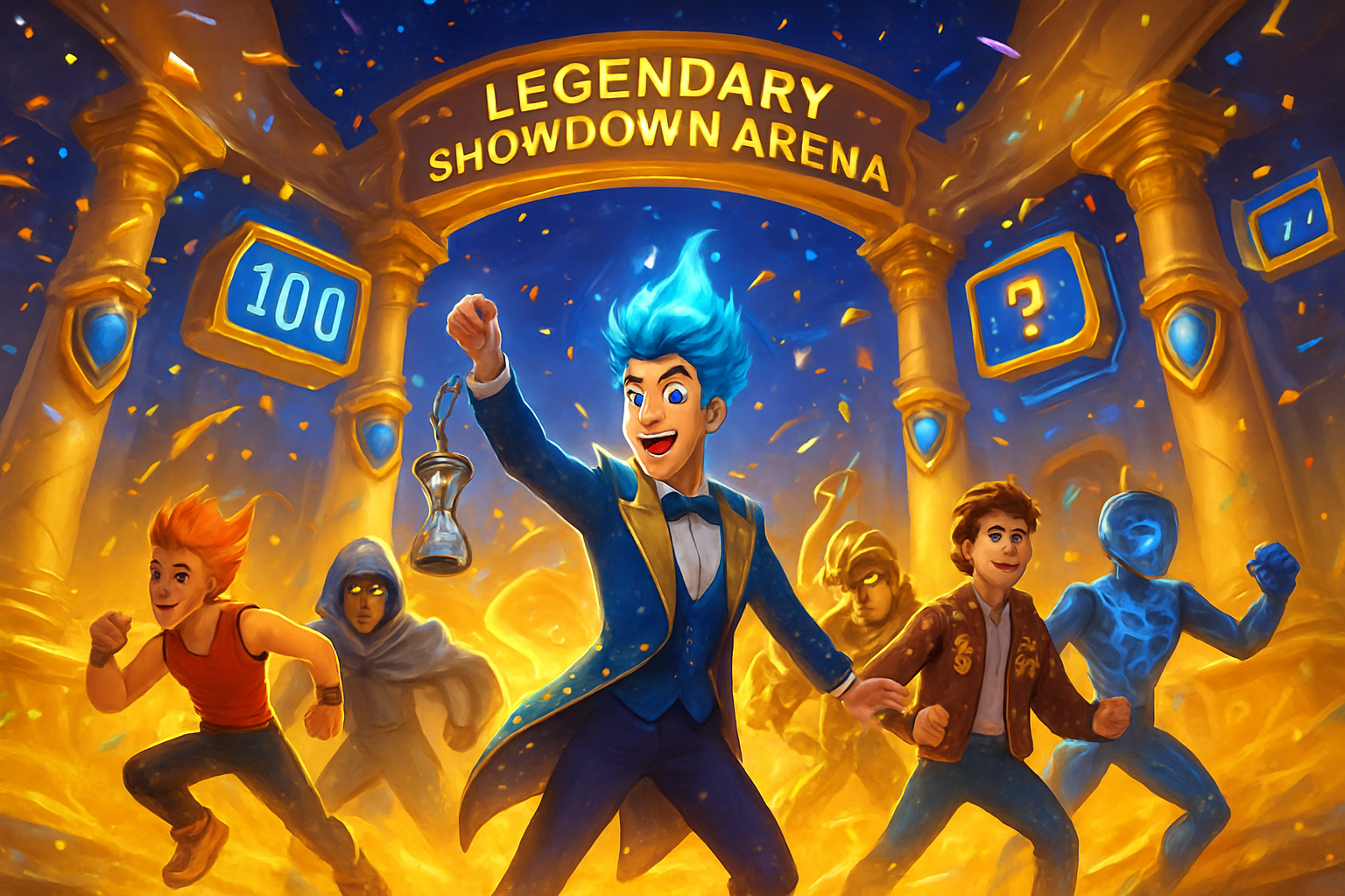 Legendary Showdown Arena - Trivia Game by Jabali AI