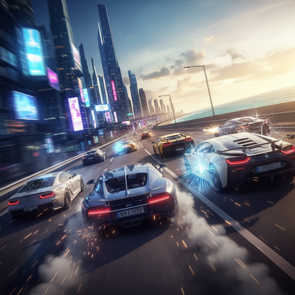 Turbo Street Warfare - 3D Racing by Jabali AI